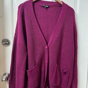 Boyfriend Cardigan (PURPLE)